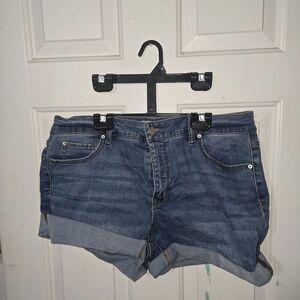 Time and Tru Dark Blue Jean Shorts